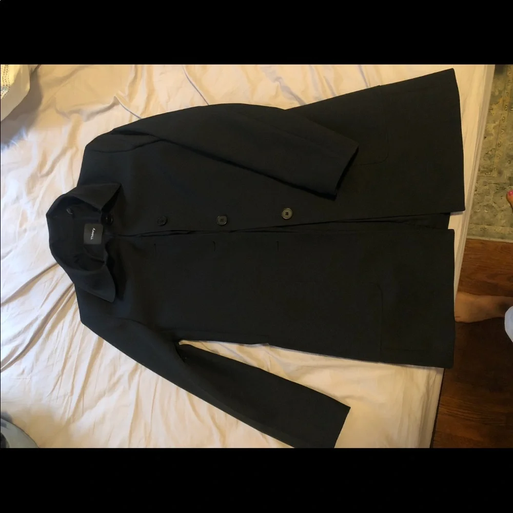 Theory Single Breasted Jacket size 4 peacoat